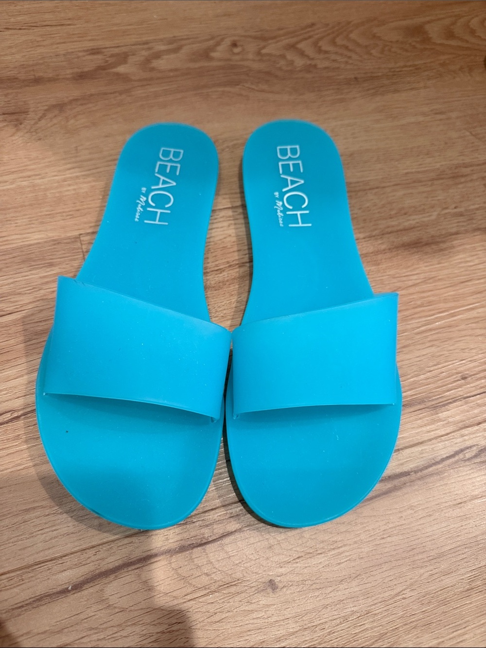 Matisse Turquoise Slide Sandals